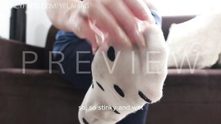 SWEATED FEET, BAREFOOT, BARE. YelahiaG