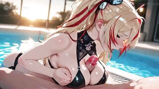 Claret Flint - Bikini Screw & Deepthroat(ZZZ Zenless Zone Zero)