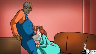 Married mother i'd like to fuck gets coarse anal drilled by the car repairman