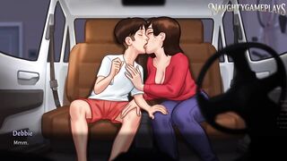 Summertime Saga Part fifty By DarkCookie, Excited breasty mother i'd like to fuck strokes and rubs large jock, CG Game