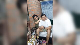The cheating neighbour banging her spouse and her neighbour