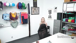 Teen Shoplifter Takes The Guard Standing To Erase Her Record