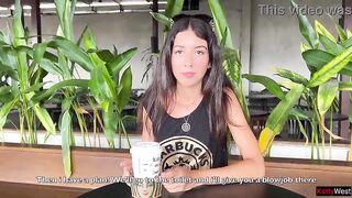 I Love Jizz ! Cum on My Face at Starbucks So I Can Have a fun My Morning Coffee!