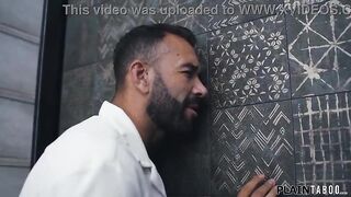 Will Pounder brings his spare key to his stepbro but after hearing his wife is stuck and undressed that guy gives a decision to lock him out and screw his sisterinlaw