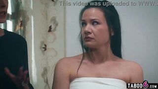 Eager taboo wedding prep with aged wife and recent spouse