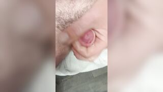 Close up Uncut Tiny schlong