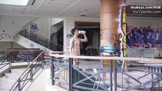 Oriental schlongs drink void urine and bang, Tyler Wu dominated and used