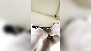 Peeking underneath the table