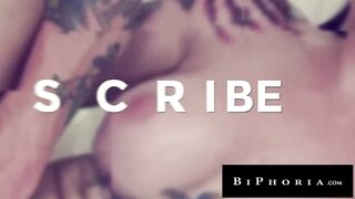 BIPHORIA - Old Boy Ally Brings Hawt Girlfriend - Ends in Double Large-Jock Action