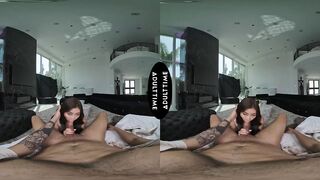 UP CLOSE VR - Nicole Doshi Takes Control In Cowgirl Vr Pov With Large Tit Hardcore Ride