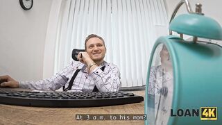 LOAN4K. A Youthful Playgirl started a Raunchy Relationship with a Loan Officer