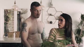 Ivy Ireland and her spouse invite their stepnephew to join and have three-some.The dude bangs the cougars booty during the time that his stepuncle screws milfs twat