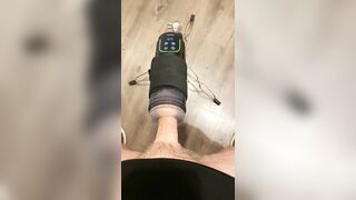 Stimulating Rotating and Sucking Toy Delivers 3 Back to Back Cumshots