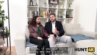 HUNT4K. My Boyfriend doesn't mind when his Bitch bangs a Stranger