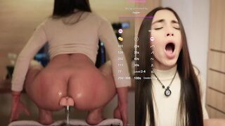Large Booty Lalin girl Gets Deepthroat Treatment