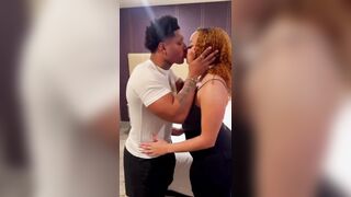 Vehement Giving a kiss