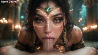 Sea Witch Claims His Dick Under the Witching Tide (AI Clip)