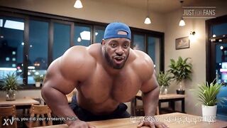 Sticky Muscle Dudes Day 99 Preview, Muscle Lads, Large Schlongs, Large Cum Loads (AI-Generated)