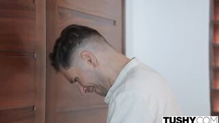 TUSHY All Natural Angels Sirena Milano And Poly Yangs Get Anal Drilled In Hotel Room