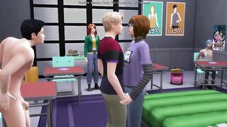 Shy Classmate Gets Her Booty Permeated For Education - sims 4 - CG Comics