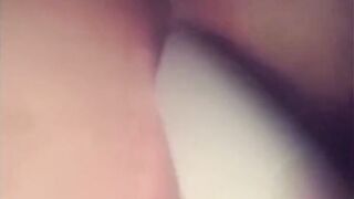Rubbing my juicy little twat