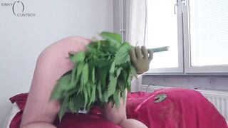 Hirsute Cunt Nettle Punishment Compilation : large twat tortured with nettles in pants, thrashing outdoors, insertion