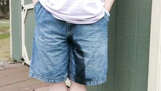 Outside Shorts Pee