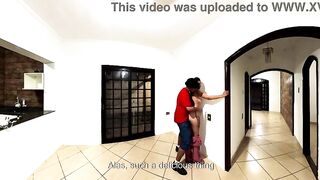 Broker has sex with a client to close a sale.