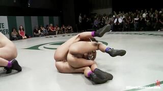 4 Gals Going Head to Head in Unscripted Live Wrestling in Front of a Live Audience Ruthless Action