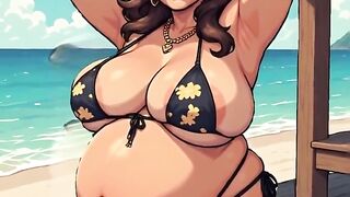 Preggo Bikini Hotties Art