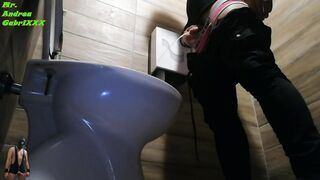 CAUGHT LENGTHY PISSING IN BAR ITALY