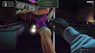 GTA V Enhanced Night Club Ep 01 - GTA 5 Vanilla Disrobe Club Game Play