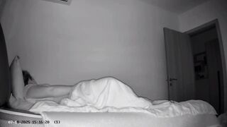 Night Vision Livecam Catches Roommate Rubbing Herself