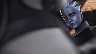 Liara and Eva Shemale hentai Sex on a Spaceship - CG Sci-fi Animation