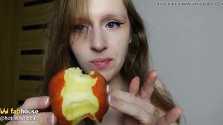 Asmr Eating Apple Stripped