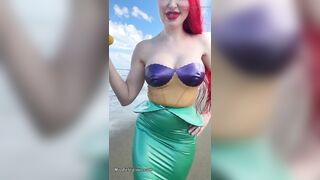 Little Mermaid Latex Cosplay