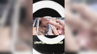 BLACK DOMINATRIX-BITCH CREAMS SNATCH IN SNEAKERS -FREE FULL LENGTH CUSTOM SCENE