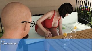 Lily of The Valley:Housewife Topless By The Pool-S3E14