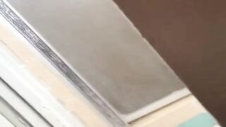 lengthy version  dentures out for toothless gum job and surpise