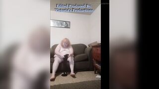 Hawt big beautiful woman Older Nurse Vicki Puts on Hose Requested