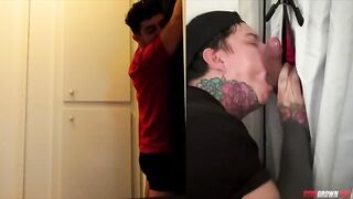 Str8 Bro Gloryhole 1st Time