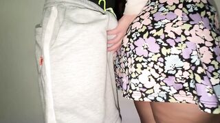 A Stranger Touches a Stranger's Petticoat with His Dong and This babe Loves It