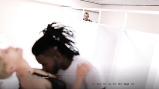 The Spellbook -gameplay - Roleplay - Aria with Darius - Girlfriend Bangs BBC in Club Baths