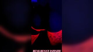BUTT CHEEKS BUNNY INFINITE Pink Underware Sexy Wife Anal Plugged and Panty’d
