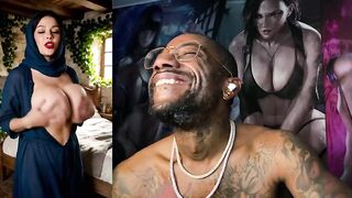 Large Breast Golden-haired Bitch Gets Cum Dumped, Marvelous Wench Plays With Her Bazookas, Hawt Snow Bunny Pet Jiggles Her Biggest Obese Booty, Hot Tractable Gal Giving a kiss StepDaddy’s Knob, AI Generated