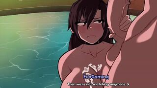 Oral From Emma in Bikini in Bubbles And Hotties - Manga Sex Scenes Part 24