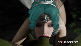 Fairy & Orc Secret Forest Nights – Blow job, Anal & Giant Cumshots
