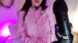 Mixing Oil and spit on my breasts (ASMR)
