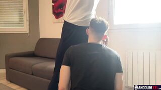 Subboyforhung absolutely gives himself over to Andolini’s service