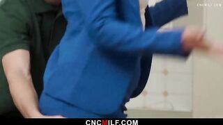 Rion Bangs the Real Estate Agent Whilst His Wife Bella Checks Out the Countertops